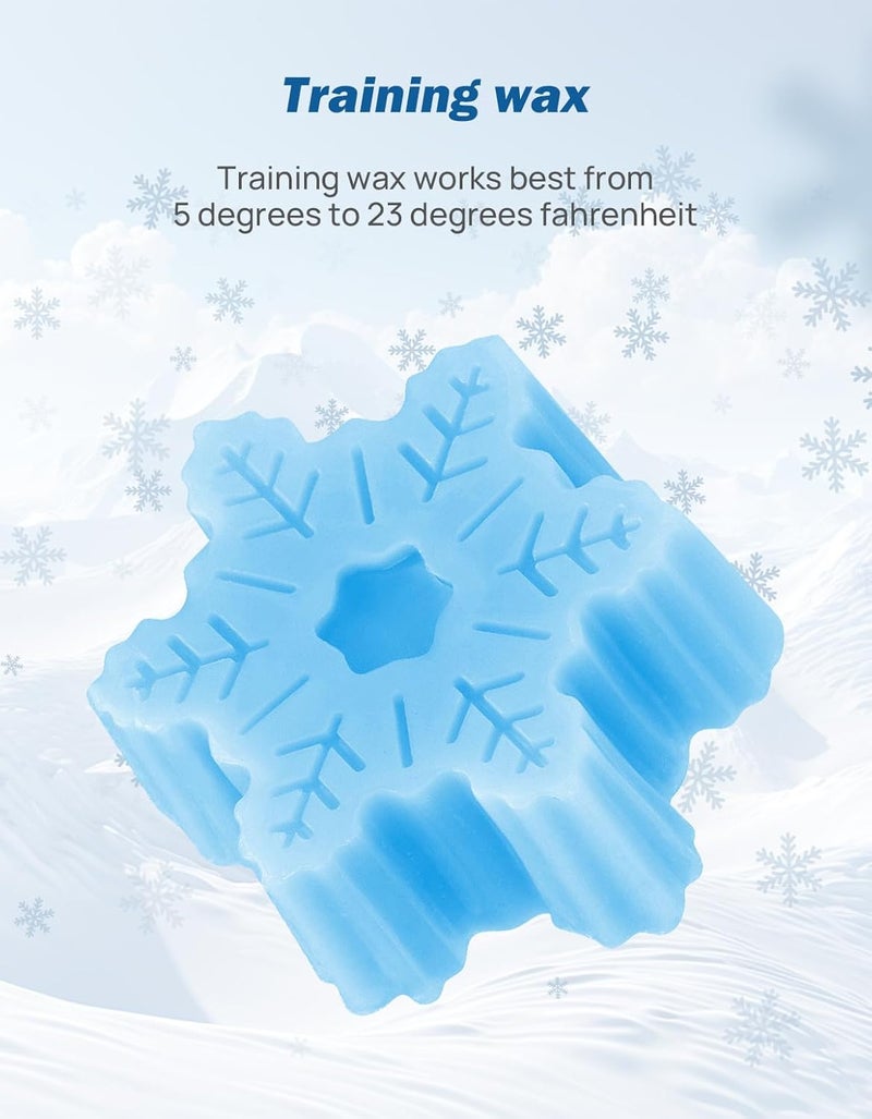 JOYTUTUS Professional Ski & Snowboard Tuning and Waxing Kit - Complete All-in-One Set with Wax Iron, All Temperature Wax, Edge Tuner, Brush, Scraper, P-Tex - Everything Needed for Basic Tune & Wax - Image 3